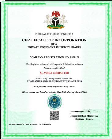 Certificate of Incorporation